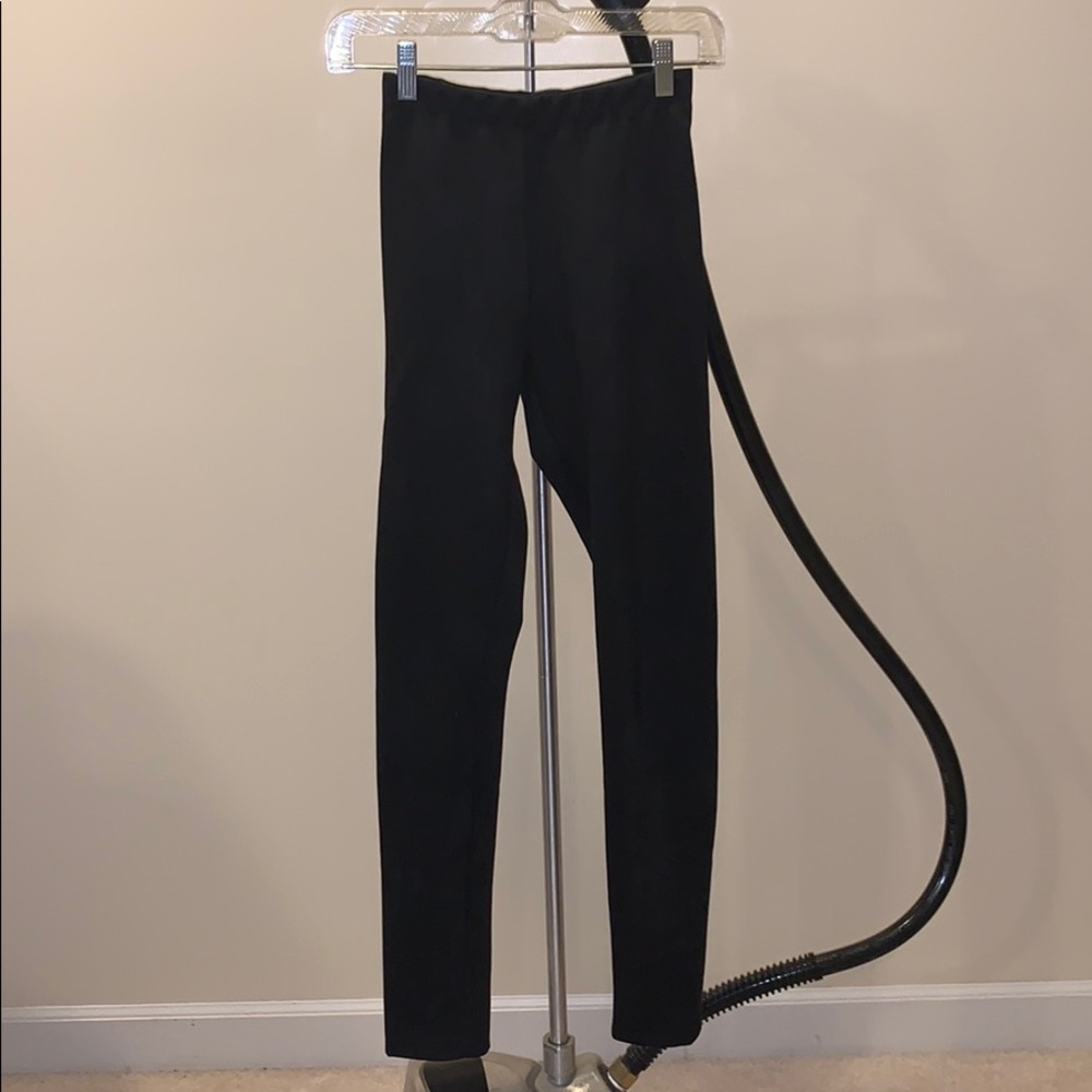 BCBGMaxAzria faux suede leggings